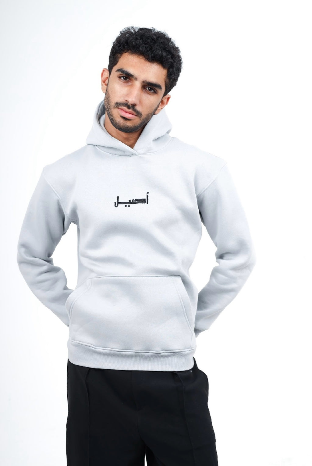 رياح أصيل هودي - رمادي 