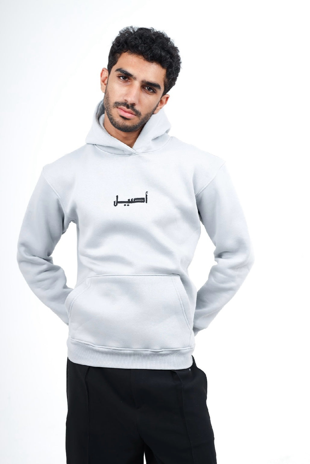 رياح أصيل هودي - رمادي 