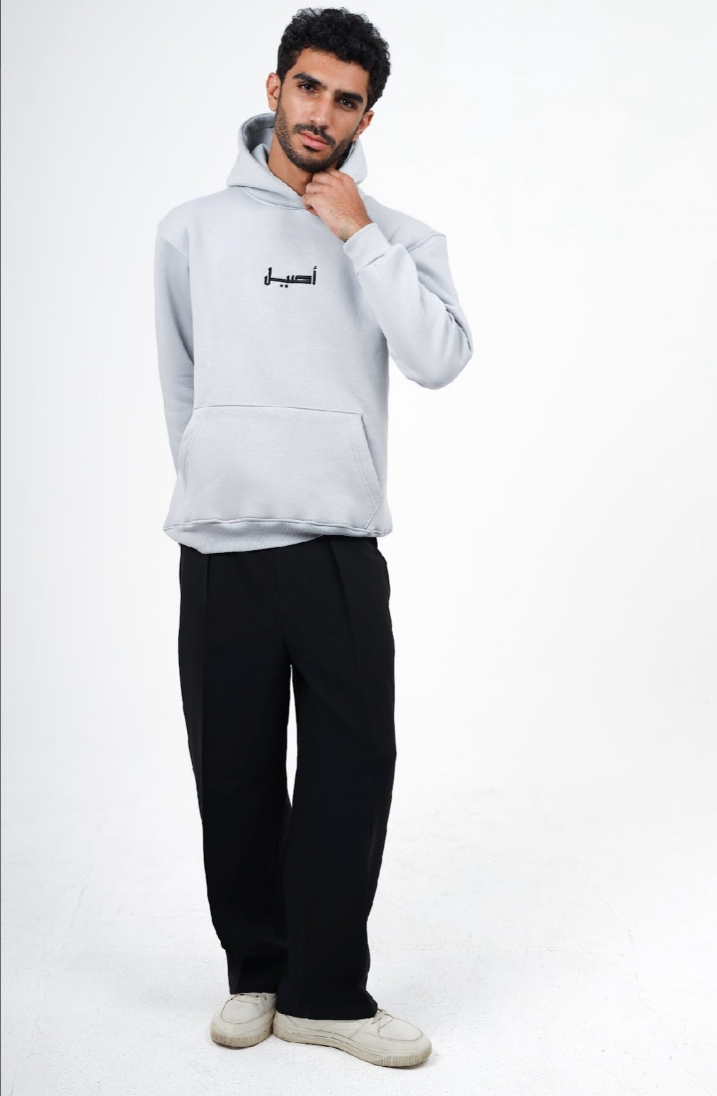 رياح أصيل هودي - رمادي 